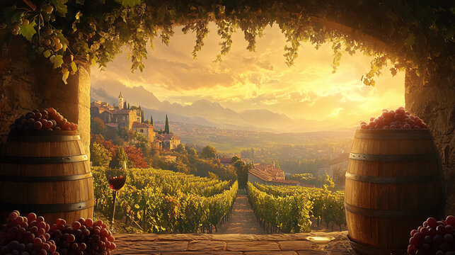 Beautiful vinyard