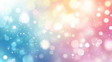 Vector illustration of pastel color abstract background with bokeh.