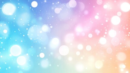 Obraz premium Vector illustration of pastel color abstract background with bokeh.