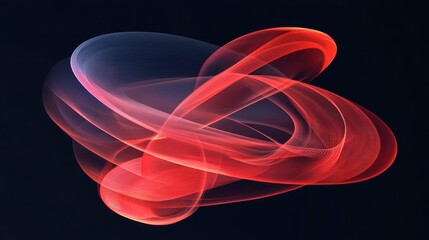 Dynamic Flow of Red and Blue Light Patterns