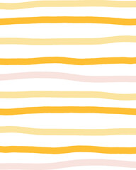 Wavy stripes print background. uneven hand drawn waves vector pattern. Striped abstract template. Cute squiggle streaks texture. coloured bars on white backdrop.