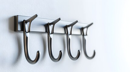 Minimalist Metal Coat Rack With Sleek Hooks for Practical Home Storage