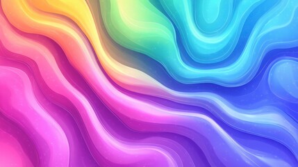 Colorful Swirls of Abstract Gradient Background