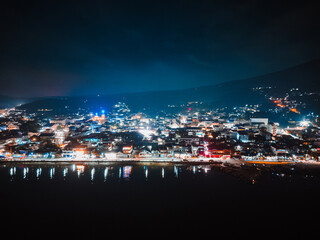 Fototapeta premium city skyline at night