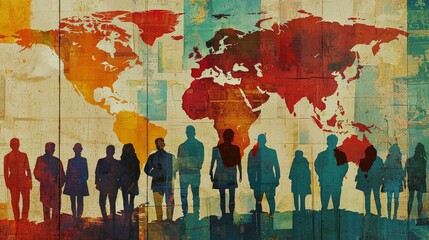 Fototapeta premium A worker's rights pamphlet in multiple languages, representing the global reach of international labor laws