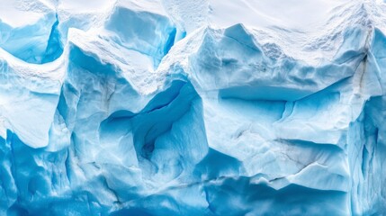 Obraz premium Stunning Blue Ice Texture from Glacial Formation