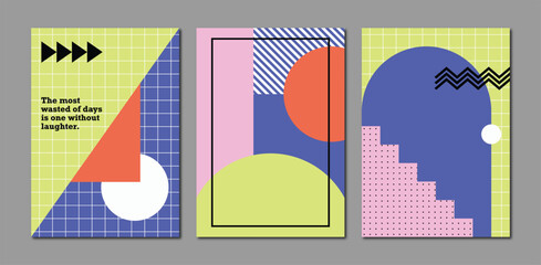 Naklejka premium Cover design template vector