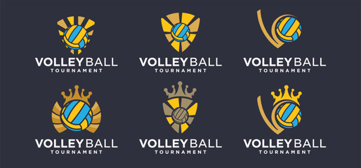 Volleyball sports logo design, club logo, league matches, volleyball sports tournaments.Volleyball sports logo design, club logo, league matches, volleyball sports tournaments.