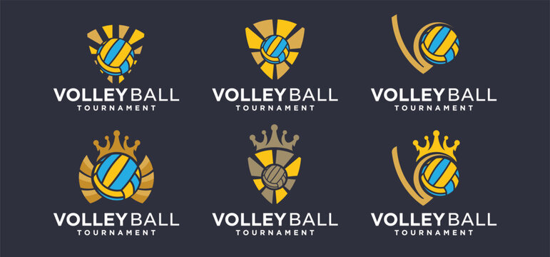 Volleyball sports logo design, club logo, league matches, volleyball sports tournaments.Volleyball sports logo design, club logo, league matches, volleyball sports tournaments.