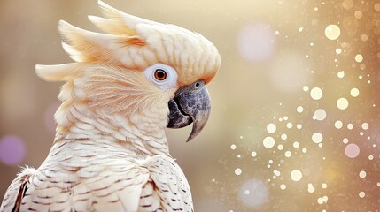  A bird in sharp focus, with a blurred backdrop of lights and background