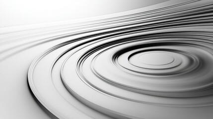 Abstract Gray Circular Waves Pattern Design