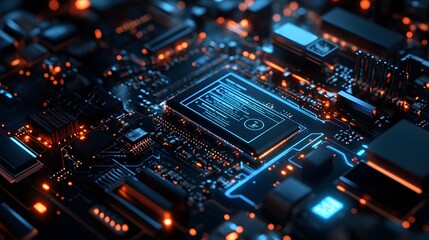 Fototapeta premium Update software application and hardware upgrade technology concept. 