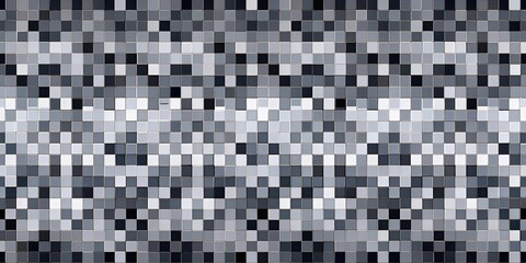 Abstract pixelate pattern background in grey, black, and white tones