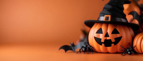 one dons a witch's hat, another is home to a spider