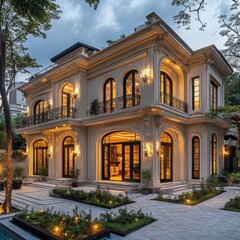 Obraz premium Real estate luxurious house
