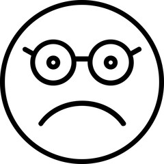 Emoticon Emoji vector Icon with isolated background 
