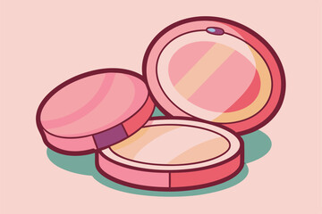 Stylish Cosmetics and Speaker Vector for Modern Lifestyle Art