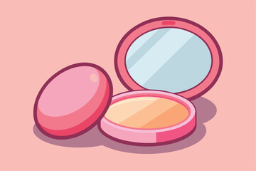 Stylish Cosmetics and Speaker Vector for Modern Lifestyle Art