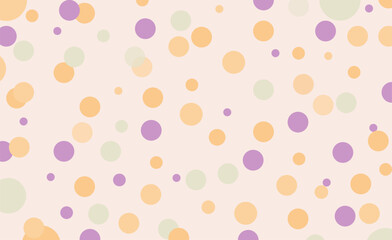 Seamless pattern with circles