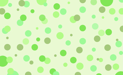 Green polka dots background