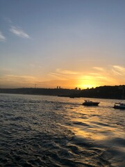 Naklejka premium Sunset in Istanbul