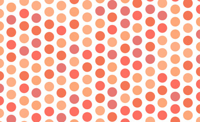 Seamless pattern with circles, Pattern with pink circles