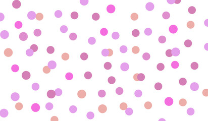 Pink polka dots background