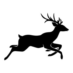 Deer Silhouette Vector Illustration