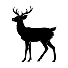 Deer Silhouette Vector Illustration