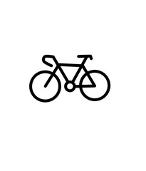 bicycle isolated on white