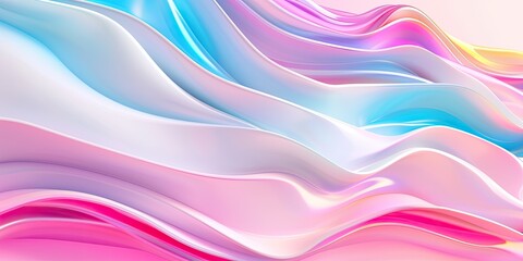 Pastel blue and pink abstract wave design background, Soft pastel colors to create contrast backdrop