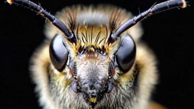 Honey bees look for honey in flowers and in their nests