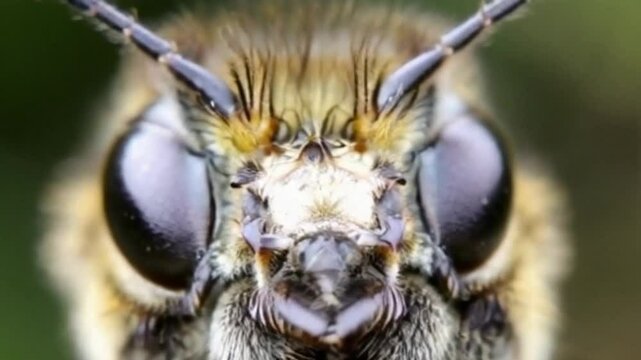 Honey bees look for honey in flowers and in their nests