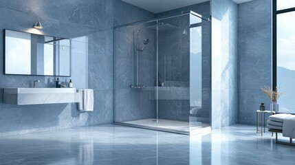 Modern Shower Room with Elegant Design and Style