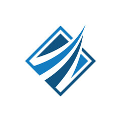 Accounting and business Road logo design