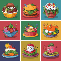 Creative food Victor collection