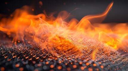 Thermal Resistance of Composite Fibers in Action