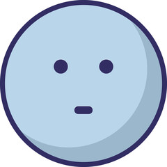 Fototapeta premium Emoticon Emoji vector Icon with isolated background