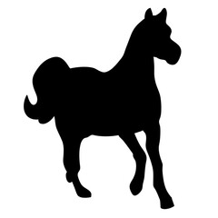 silhouette of a horse icon design silhouette illustration 