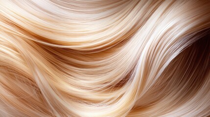 Captivating close-up of flowing blonde hair with vibrant tones.