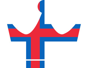 Premium Icon in Faroe Island Flag