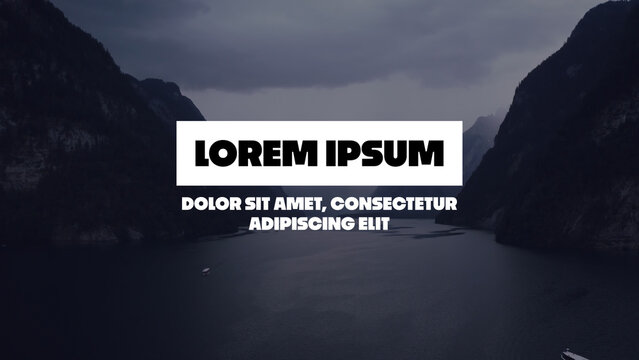 Clean and Modern Text Animation | Typography That Elevates Seasonal Campaign Messages Effortlessly