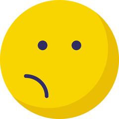 Emoticon Emoji vector Icon with isolated background 