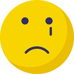 Emoticon Emoji vector Icon with isolated background 