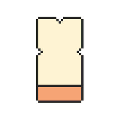 border frame rectangle pixel art