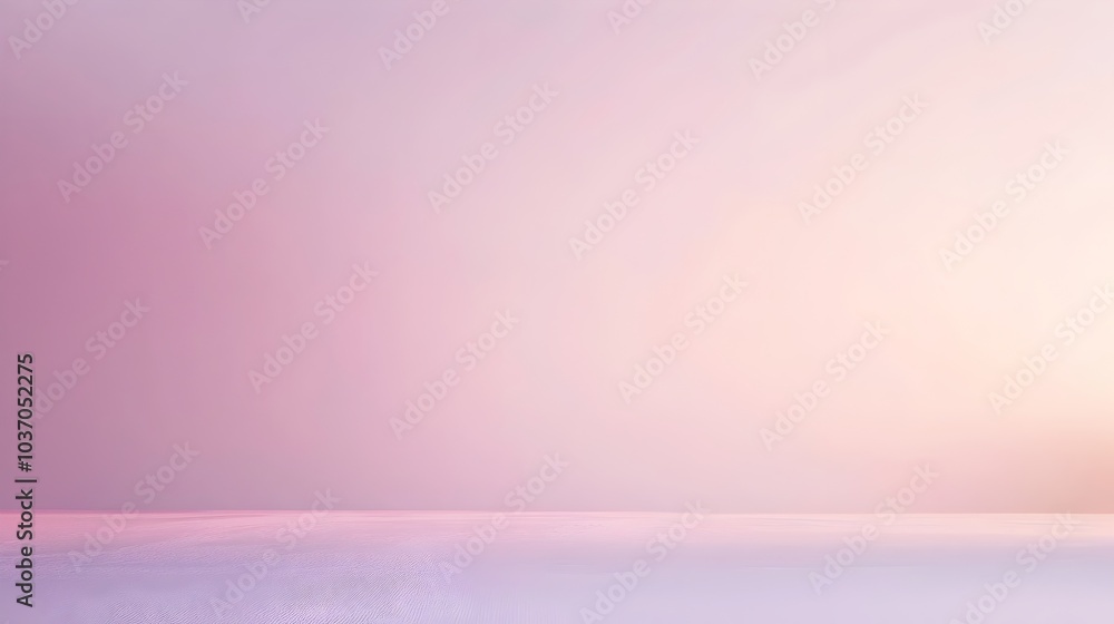 Sticker Serene Pastel Gradient Backdrop for Elegant Product Presentations