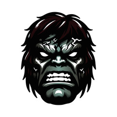 Creature Head, Monster Head, Skull, Zombie