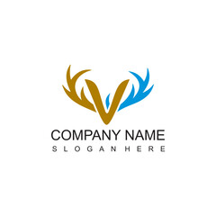 creative and modern of V deer...