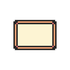 border frame rectangle pixel art