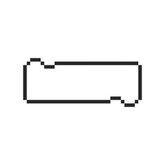 border frame rectangle pixel art